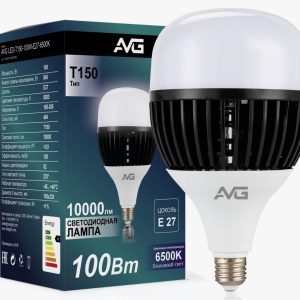 AVG LED T150-100W-E27-6K լուսադիոդային լամպ 100W E27 հիմքով 6000K սառը լույս