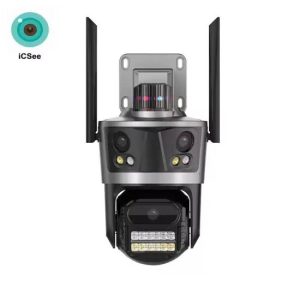 iCSee Wi-Fi PTZ IP Camera with Dual Lens and Auto Tracking