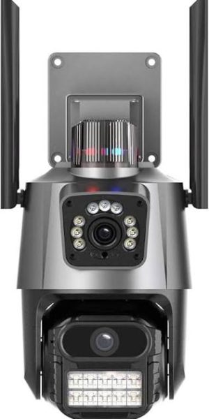 iCSee Wi-Fi PTZ IP Camera with Dual Lens and Auto Tracking